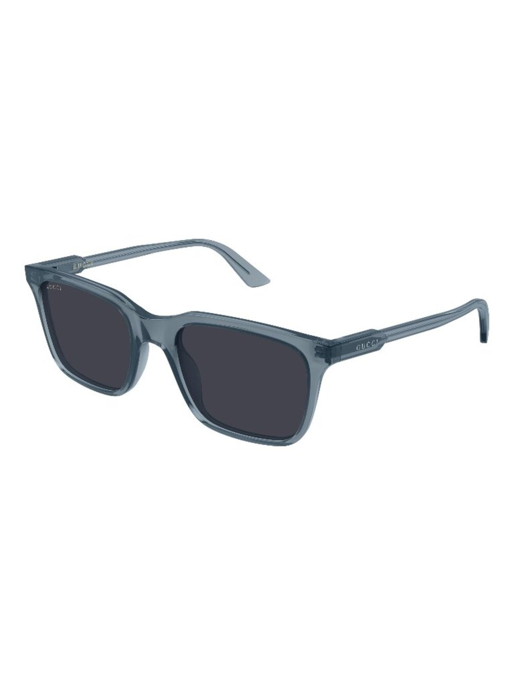 New Gucci Men's Sunglasses Blue Lens Acetate Frame GG2114S 003 53